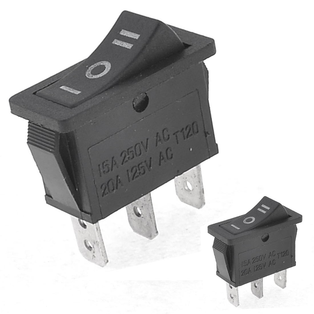 Ac15a 250v 20a 125v 3 Pin Spdt On