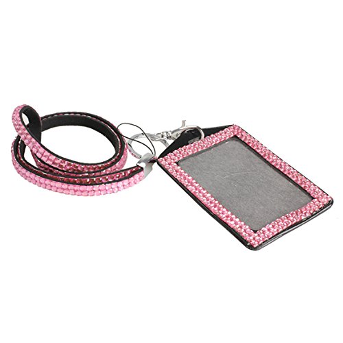 Rhinestone Bling Crystal Custom Lanyard Vertical ID Badge Holder CT eBay