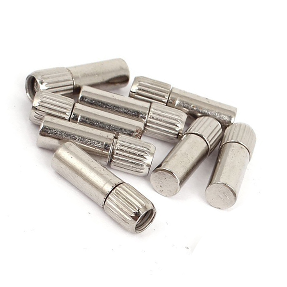 Furniture Straight Shelf Supports Pegs Pins 6mm x 20mm 10 Pcs
