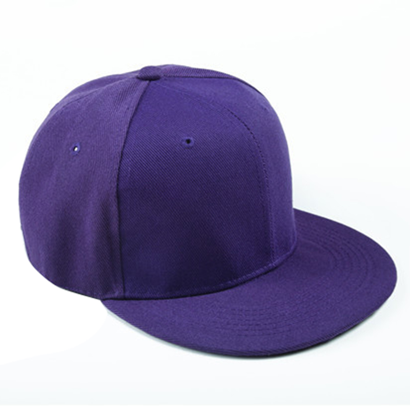 Plain Re-entry Hip-Hop Baseball Cap Boy Adjustable Hat Dark blue N8T2