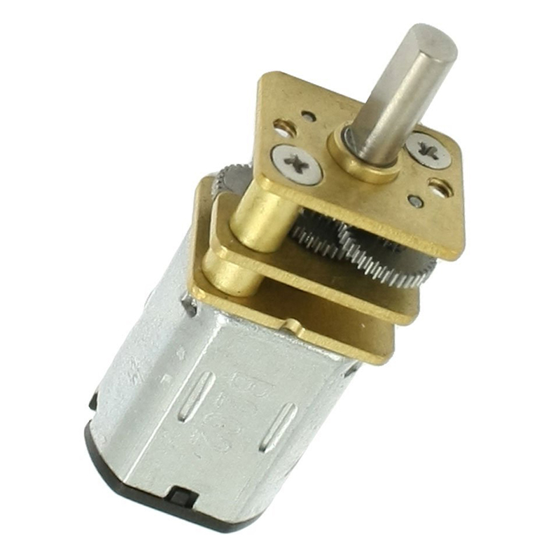 DC 3V 30RPM mini moteur electrique argent de couple de boite a engrenage V3U1