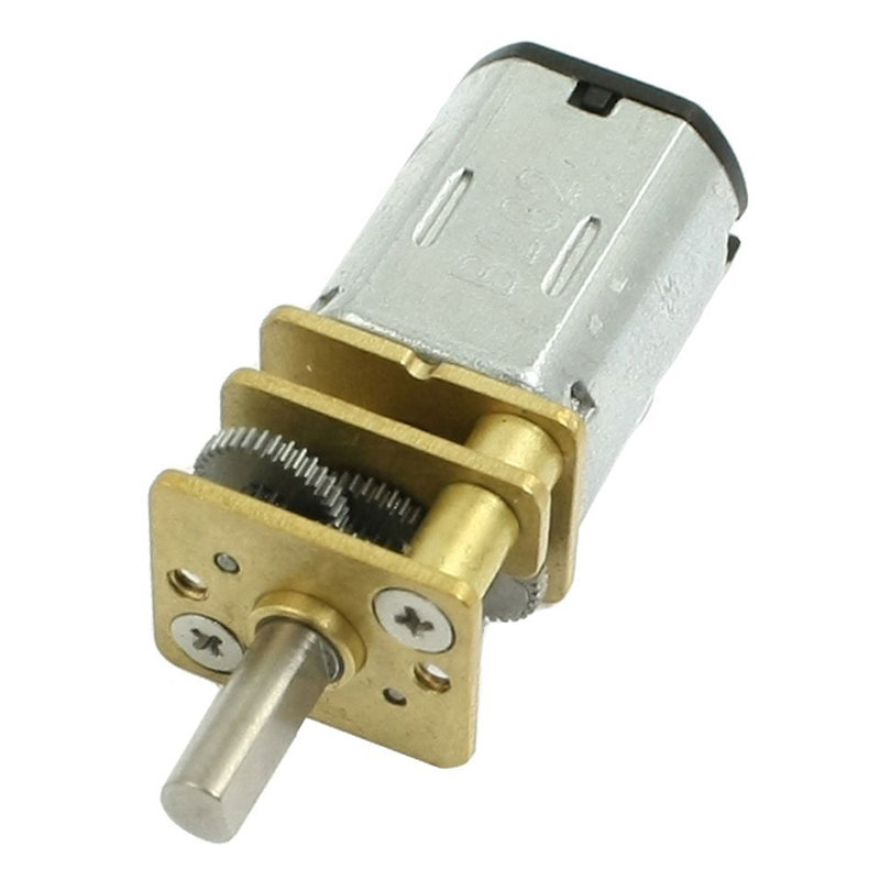 DC 3V 30RPM mini moteur electrique argent de couple de boite a engrenage V3U1