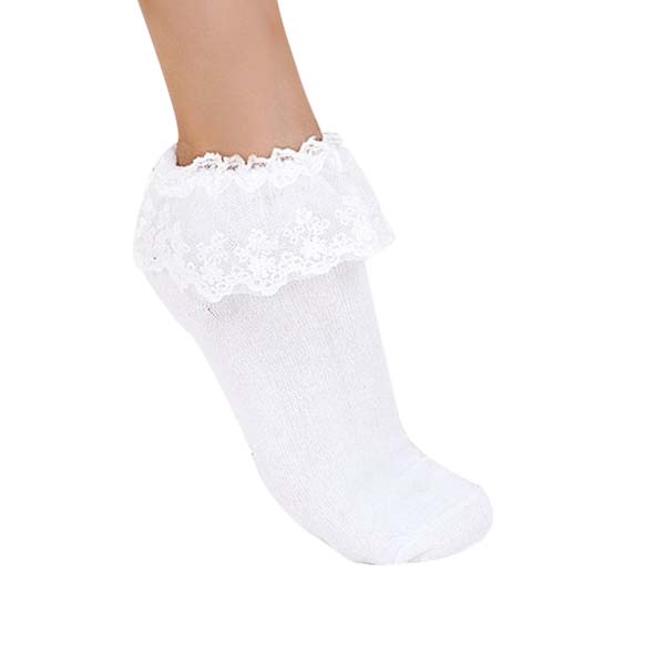 Prinzessin Maedchen Nette suesse Frauen Vintage Spitze Krause mit Rueschen Kn bs