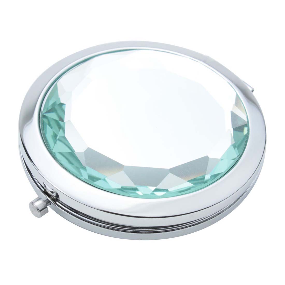 Travel Compact Pocket Crystal Folding Makeup Mirror Hp Ebay 