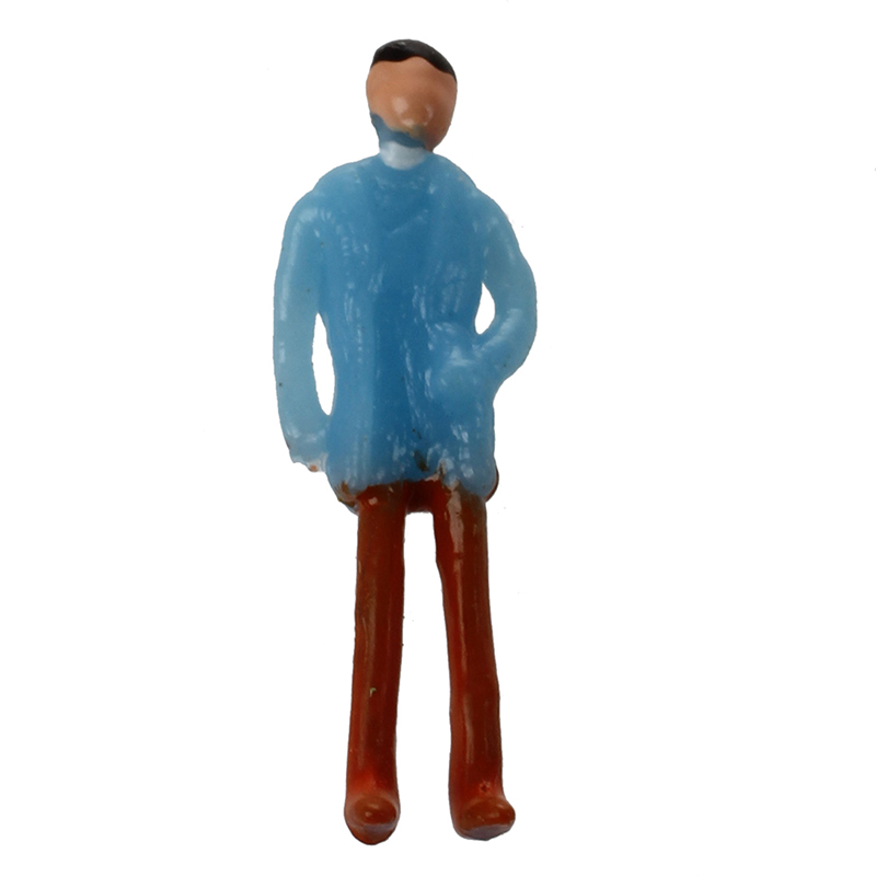 100Stk. bemalt Modell Zug Passagier Menschen Figures Massstab 1:150 X1G3 7X W8