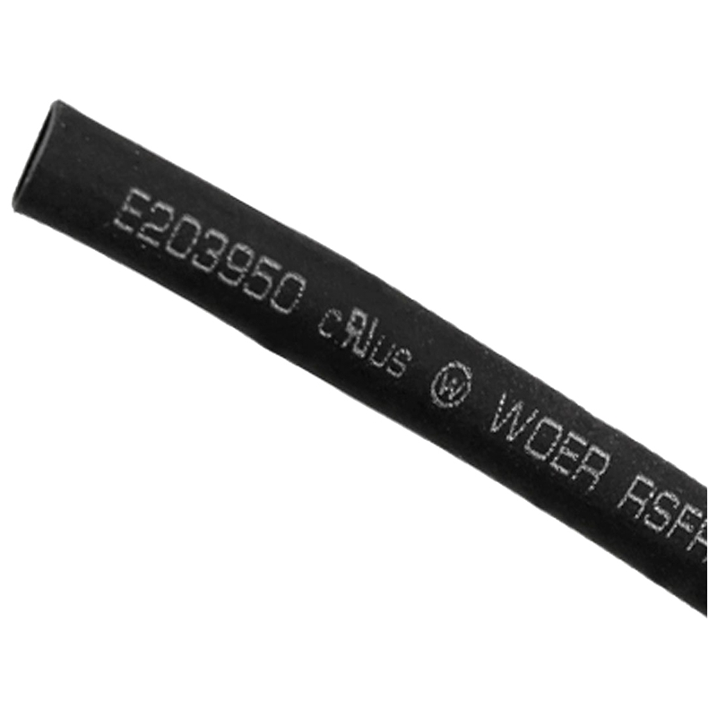 5mm Black Heat Shrinkable Tube Heat Shrink Tubing 1m H3L6