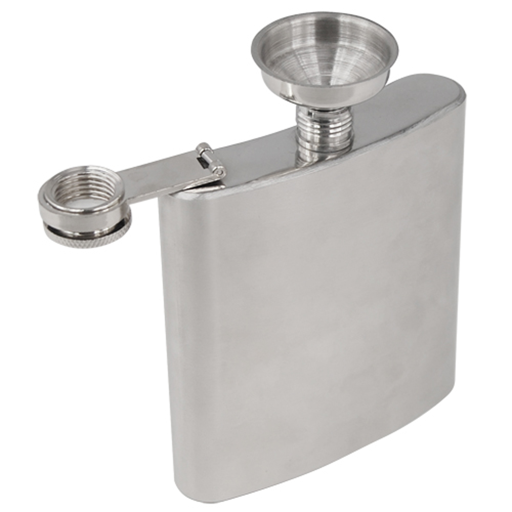 Stainless Steel Hip Liquor Whiskey Alcohol Pocket Flask Gift Box