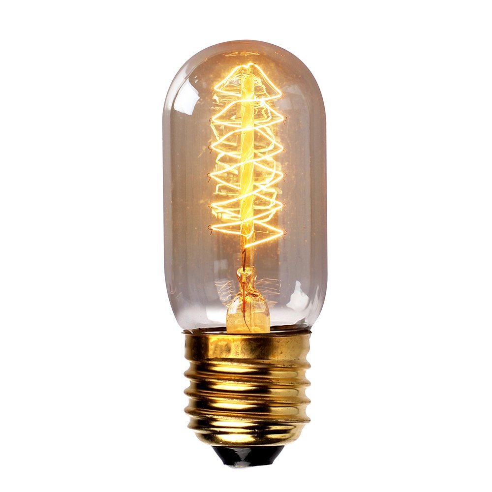 3x(Filament Light Bulb Tungsten light(T45 60W 220V spiral filament