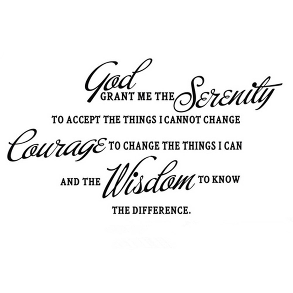 Serenity Prayer Wall Art god grant me the serenity prayer bible art quote vinyl wall Serenity Prayer Wall Art god grant me the serenity prayer bible art quote vinyl wall