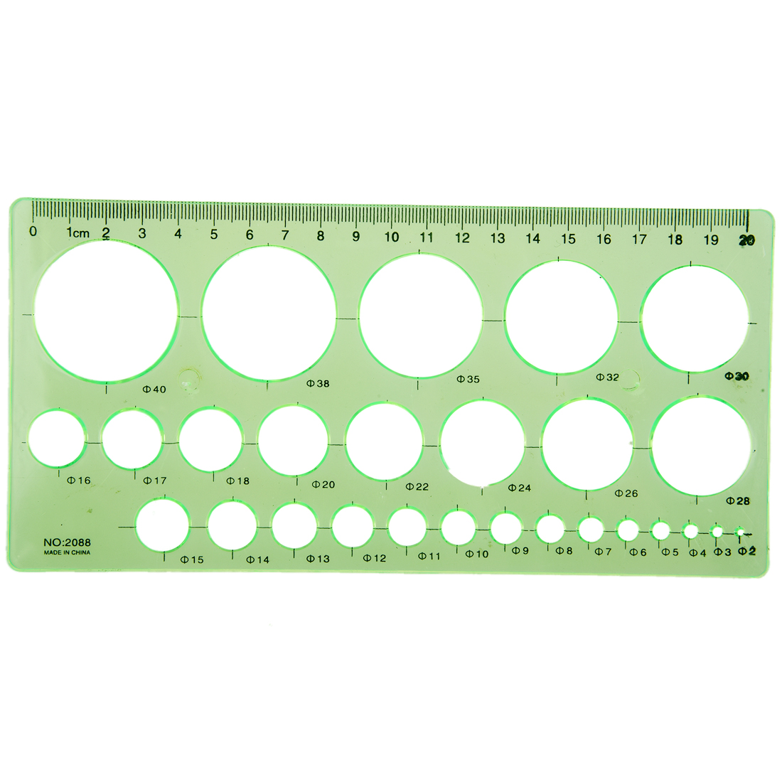 green plastic students rectangle