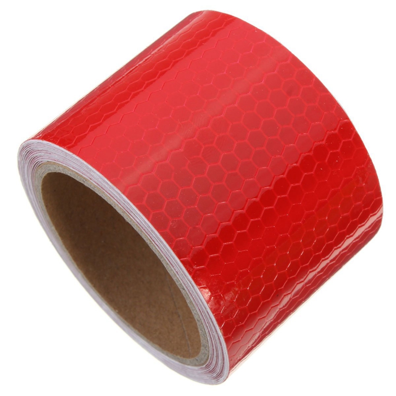 Rod 5cm×3m Klebeband Warnklebeband Reflektorband Sicherheit Markierung Band Ro Rod 5cm×3m Klebeband Warnklebeband Reflektorband Sicherheit Markierung Band Ro