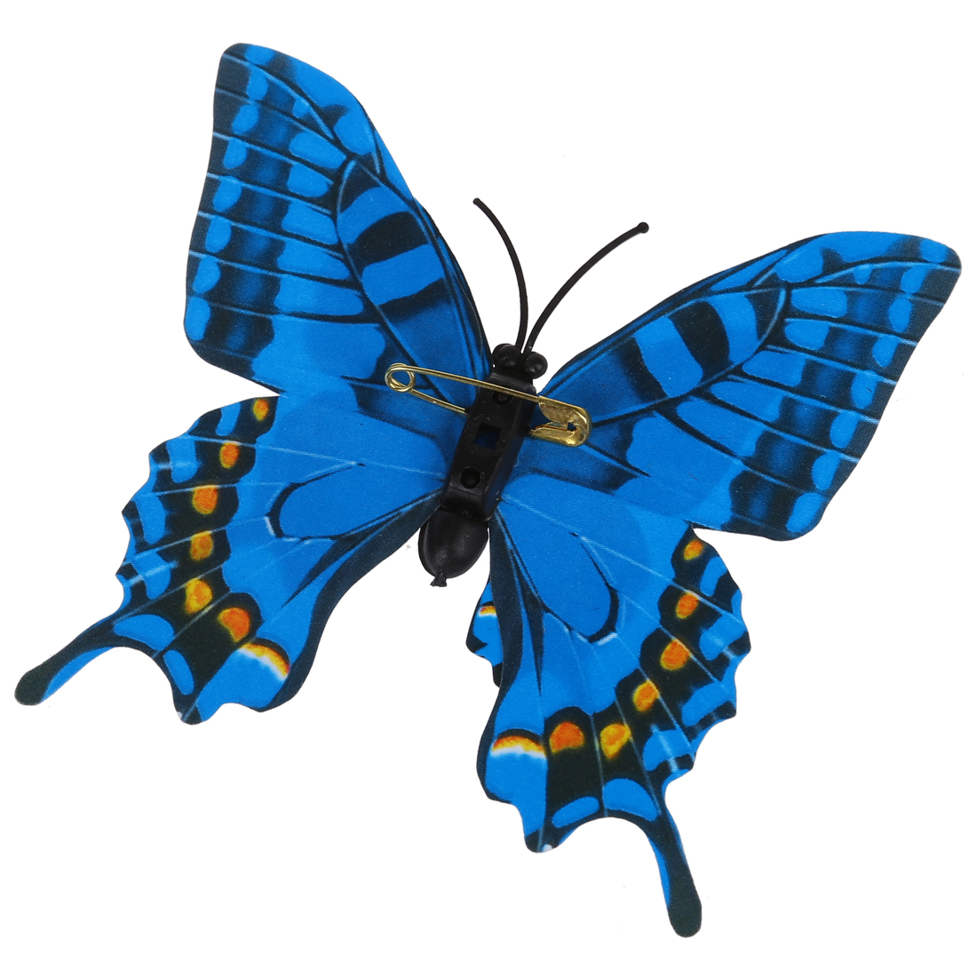 20pcs 7cm 3D Artificial Butterfly Pin C Double Wing for Home Christmas Wedd Q0K6