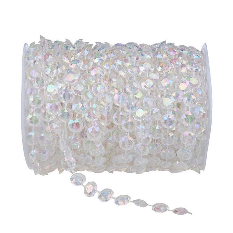 5X(Pearl garland crystal garland decoration garland table decoration weddin 7V6) 5X(Pearl garland crystal garland decoration garland table decoration weddin 7V6)