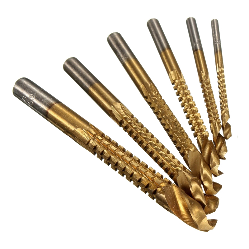 5tlg Set Schaftfräser Hartmetall Schleifkopf Fräser Drehfräser 6,3mm Drehbohrer