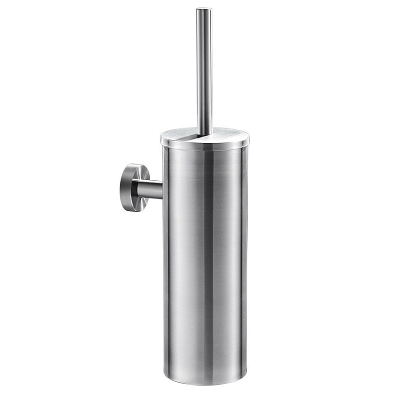 2x Toilet Brush For Cleaning Black Color With Stainless Steel Wall 2x Toilet Brush For Cleaning Black Color With