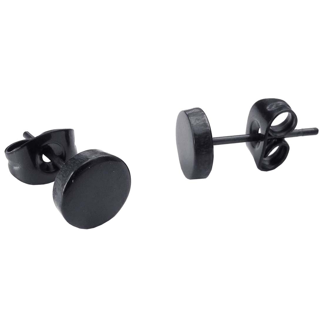 2pcs Bijoux Boucles d/'oreilles Homme 1 paire - S9S1 5mm Rond Clous d/'oreille